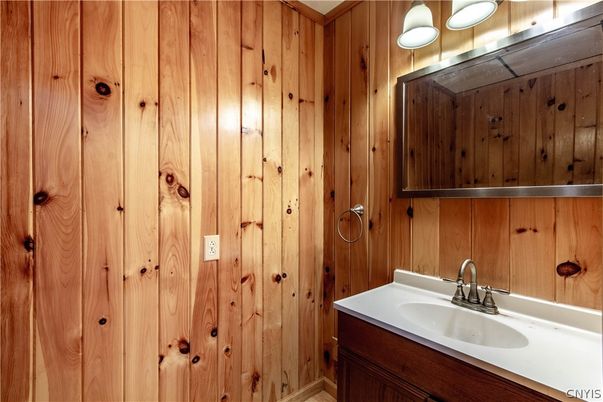 Bathroom, Interior, Wooden Walls