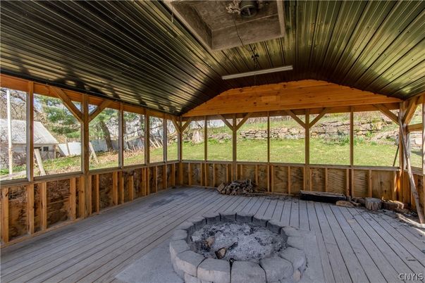 Interior, Sun Room, Wood Texture Flooring