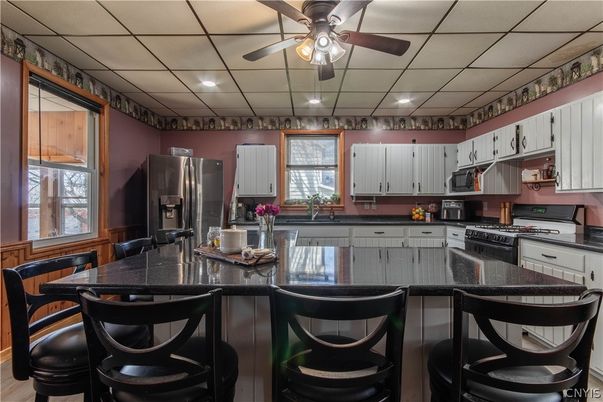 Interior, Kitchen, Recessed Lighting, Stainless Steel Appliances