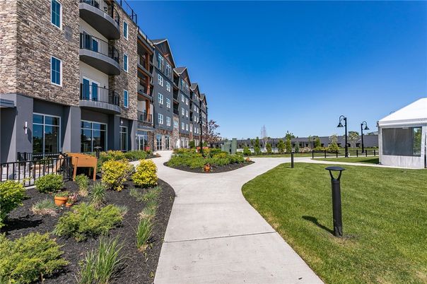 Backyard, Exterior, Facade, Condo Building