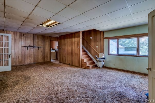 Empty room, Interior, Wooden Walls