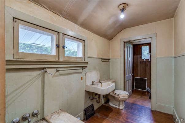 Bathroom, Interior, Wood Texture Flooring