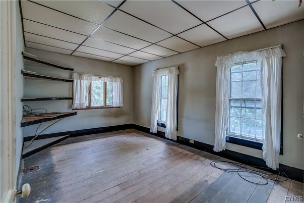 Empty room, Interior, Wood Texture Flooring
