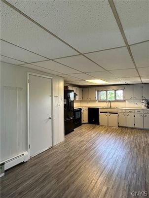 Interior, Kitchen, Wood Texture Flooring