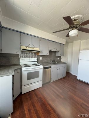 Interior, Kitchen, Wood Texture Flooring