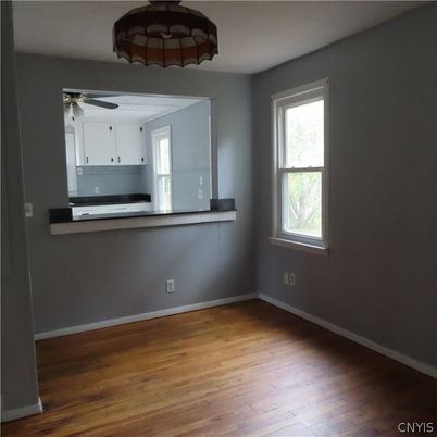 Empty room, Interior, Kitchen, Wood Texture Flooring