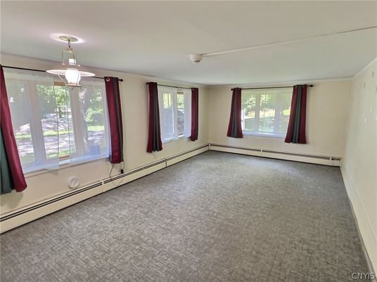 Empty room, Interior, Pendant Lights