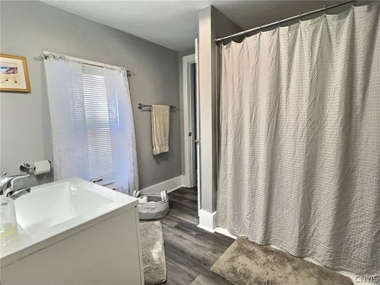 Bathroom, Interior, Wood Texture Flooring
