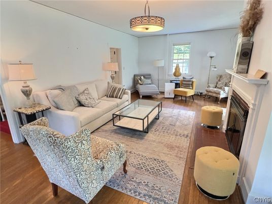 Fireplace, Interior, Living room, Pendant Lights, Wood Texture Flooring