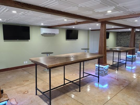 Interior, Recessed Lighting, Stone Walls