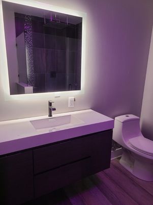 Bathroom, Interior, Wood Texture Flooring