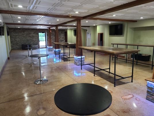 Interior, Recessed Lighting, Stone Walls