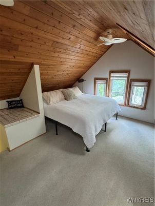 Bedroom, Interior, Wooden Ceilings