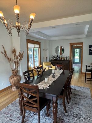 Chandelier, Dining room, Interior, Living room, Wood Texture Flooring