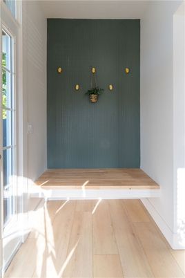 Empty room, Interior, Wood Texture Flooring