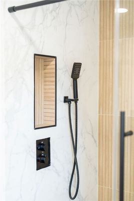 Bathroom, Interior, Marble Walls