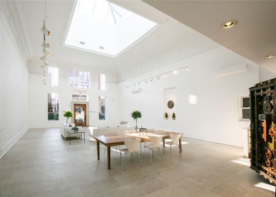 Dining room, Interior, Living room, Pendant Lights, Recessed Lighting