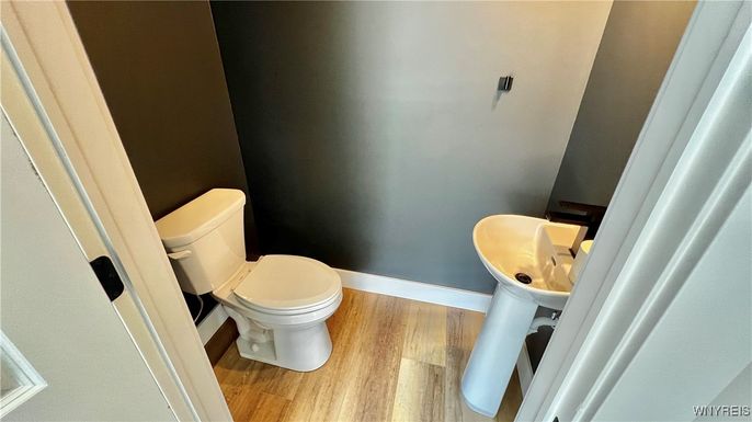 Bathroom, Interior, Wood Texture Flooring