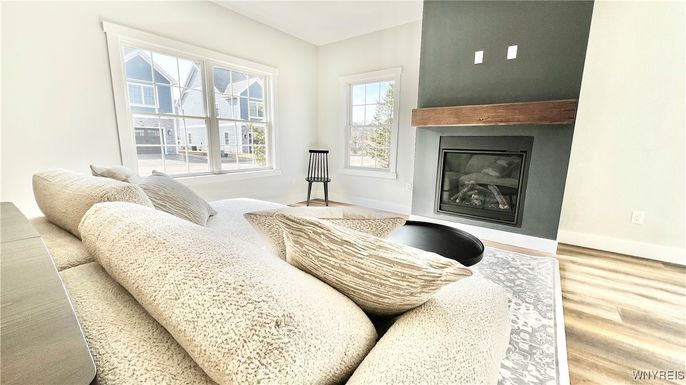 Fireplace, Interior, Living room, Wood Texture Flooring
