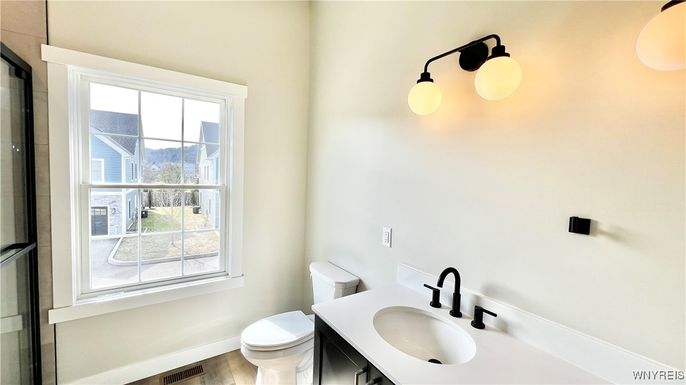 Bathroom, Interior, Wood Texture Flooring