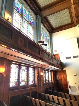 Interior, Wooden Beams