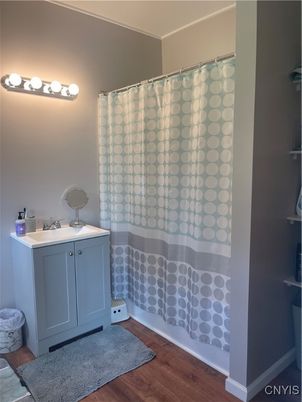 Bathroom, Interior, Wood Texture Flooring