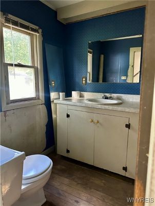 Bathroom, Interior, Wood Texture Flooring