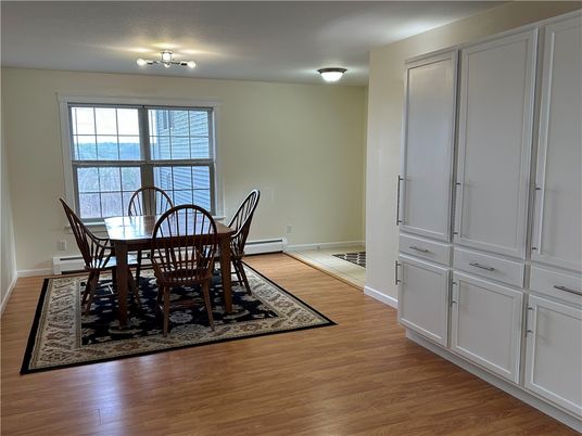Dining room, Interior, Wood Texture Flooring