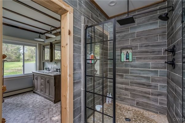Bathroom, Glass Shower, Interior