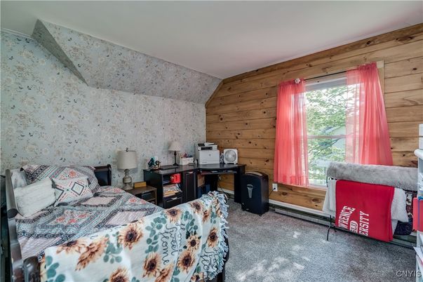 Bedroom, Home Office, Interior, Wooden Walls