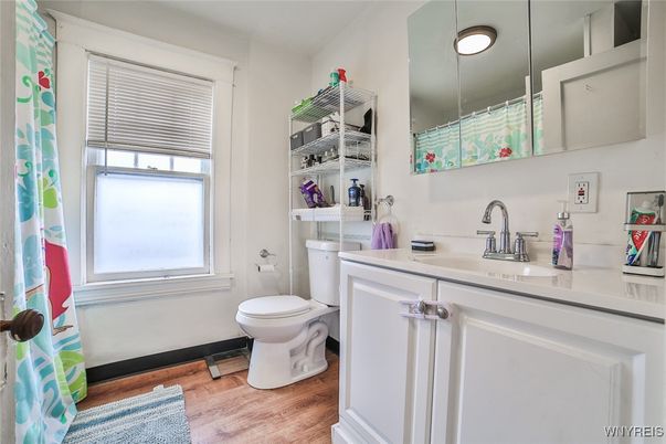 Bathroom, Interior, Wood Texture Flooring