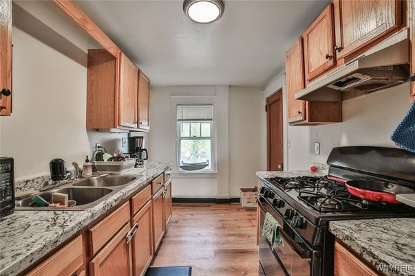 Interior, Kitchen, Wood Texture Flooring