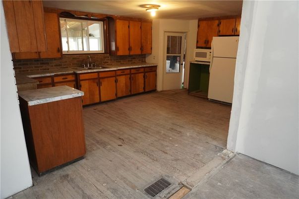 Interior, Kitchen, Wood Texture Flooring