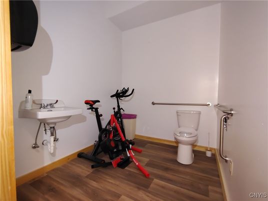 Fitness Equipment, Interior, Wood Texture Flooring