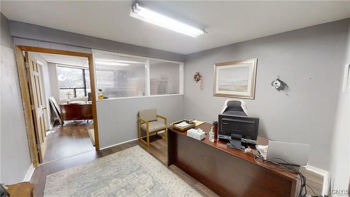 Home Office, Interior, Wood Texture Flooring