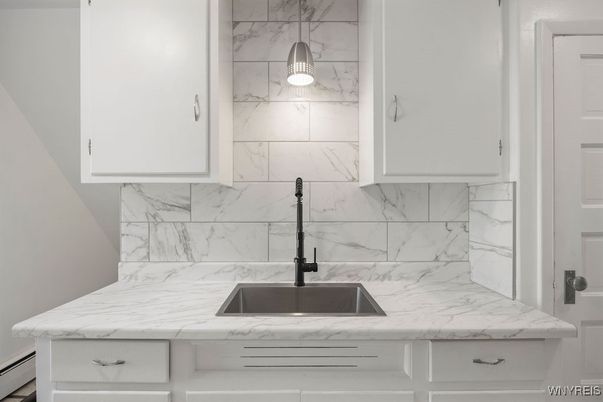 Interior, Kitchen, Marble Walls