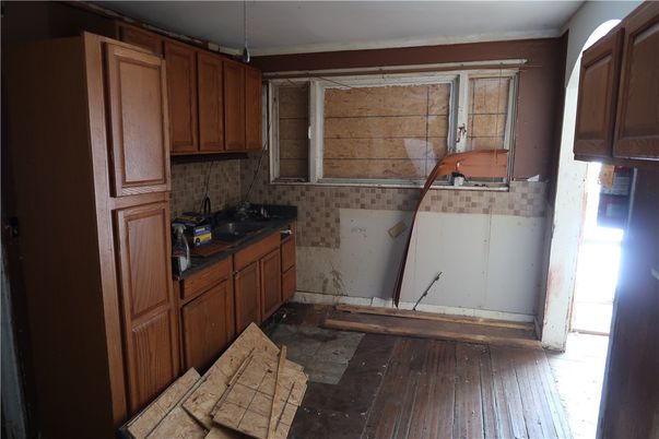 Interior, Kitchen, Wood Texture Flooring