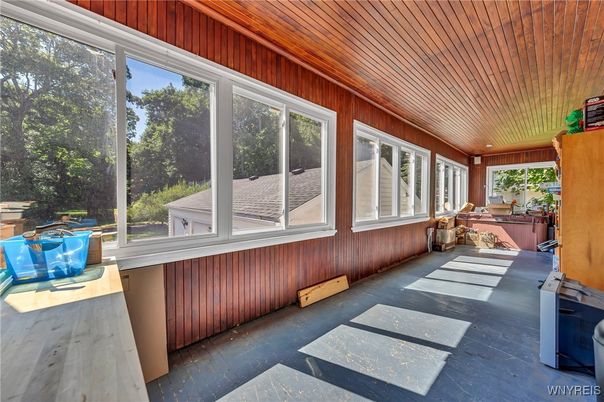 Interior, Sun Room, Wooden Ceilings