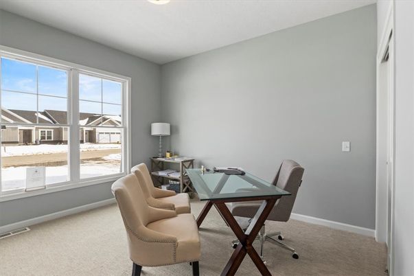 Home Office, Interior, Recessed Lighting