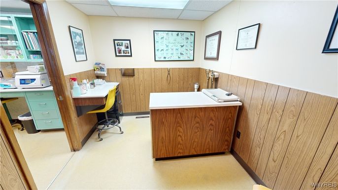 Home Office, Interior, Wooden Walls