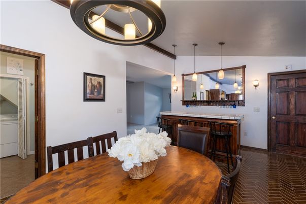 Dining room, Interior, Pendant Lights