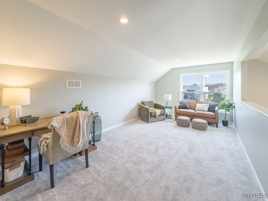 Home Office, Interior, Recessed Lighting