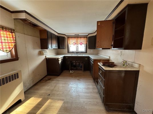 Interior, Kitchen, Wood Texture Flooring
