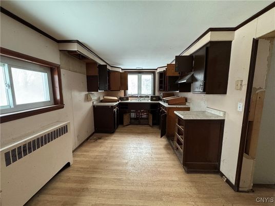 Interior, Kitchen, Wood Texture Flooring