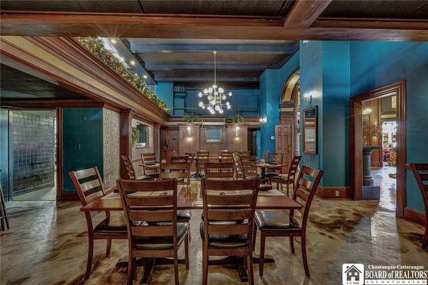 Chandelier, Dining room, Interior, Pendant Lights