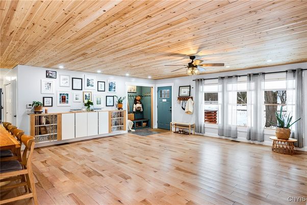 Interior, Recessed Lighting, Wooden Ceilings, Wood Texture Flooring