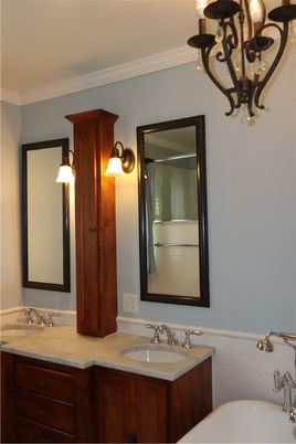 Bathroom, Chandelier, Dual Sink Vanities, Interior