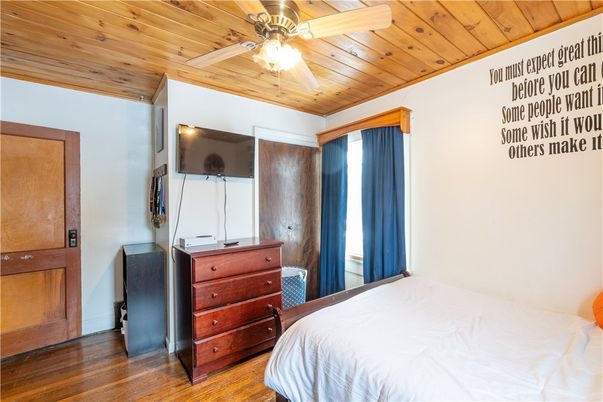 Bedroom, Interior, Wooden Ceilings, Wood Texture Flooring