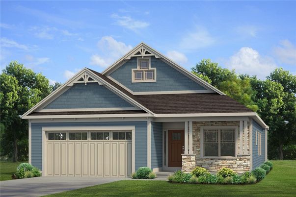 Attached, Exterior, Facade, American Craftsman