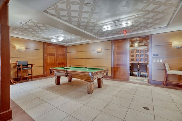 Billiard Table, Game Room, Interior, Wooden Walls